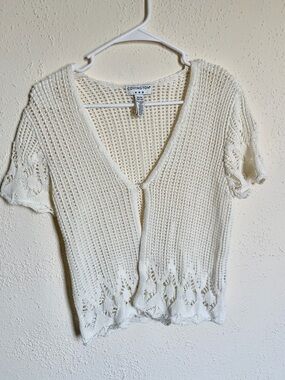 Covington Knit Pointelle Cardigan